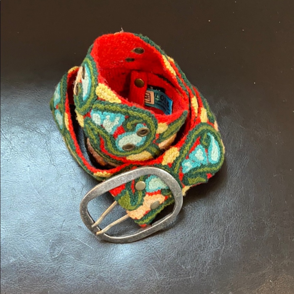 Wool Peruvian Style Belt